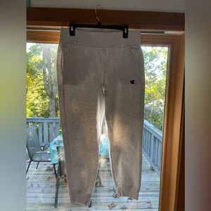 Champion reverse weave light gray sweatpants